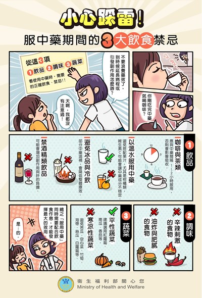 服中藥期間的飲食禁忌
