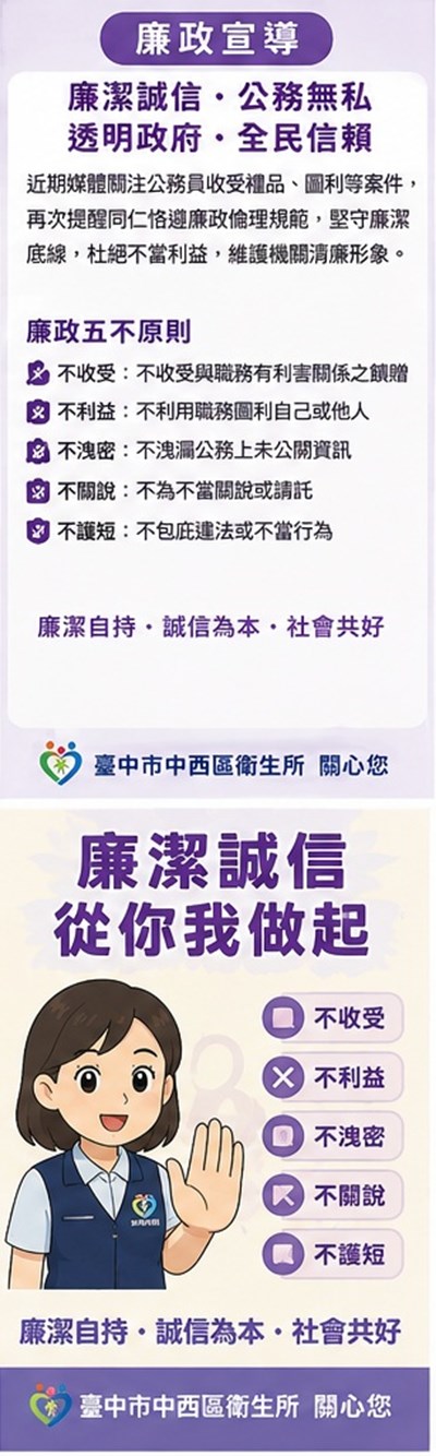 廉政宣導圖示