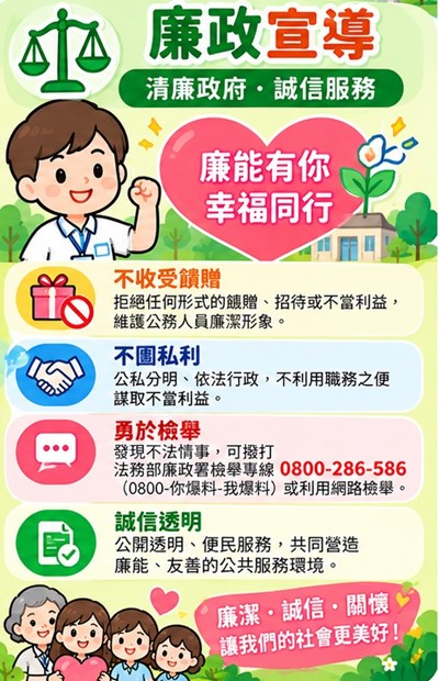 廉政宣導圖示